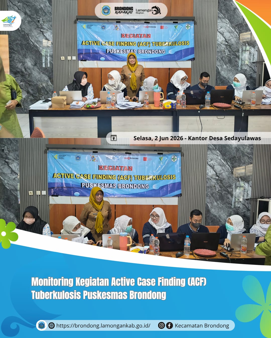 Foto: MONITORING KEGIATAN ACTIVE CASE FINDING TUBERKULOSIS DI DESA SEDAYULAWAS KECAMATAN BRONDONG KABUPATEN LAMONGAN