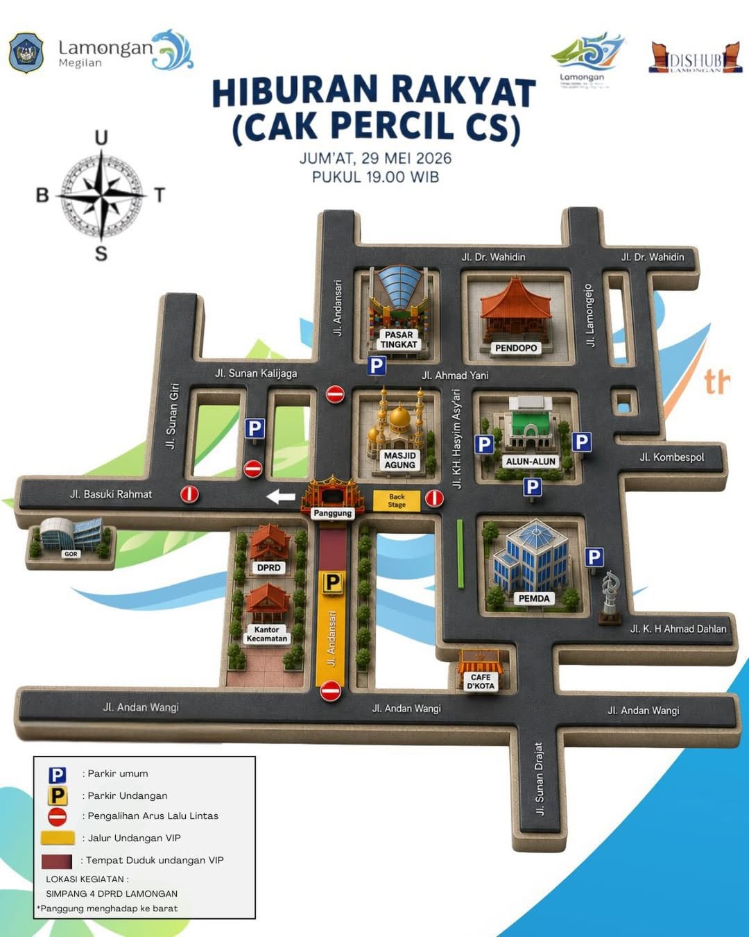 Foto: HIBURAN RAKYAT CAK PERCIL CS