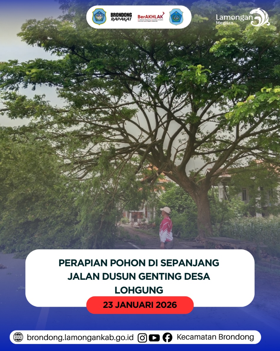 Foto: PERAPIAN POHON DI DUSUN GANTING DEMI KESELAMATAN DAN KETERTIBAN LINGKUNGAN