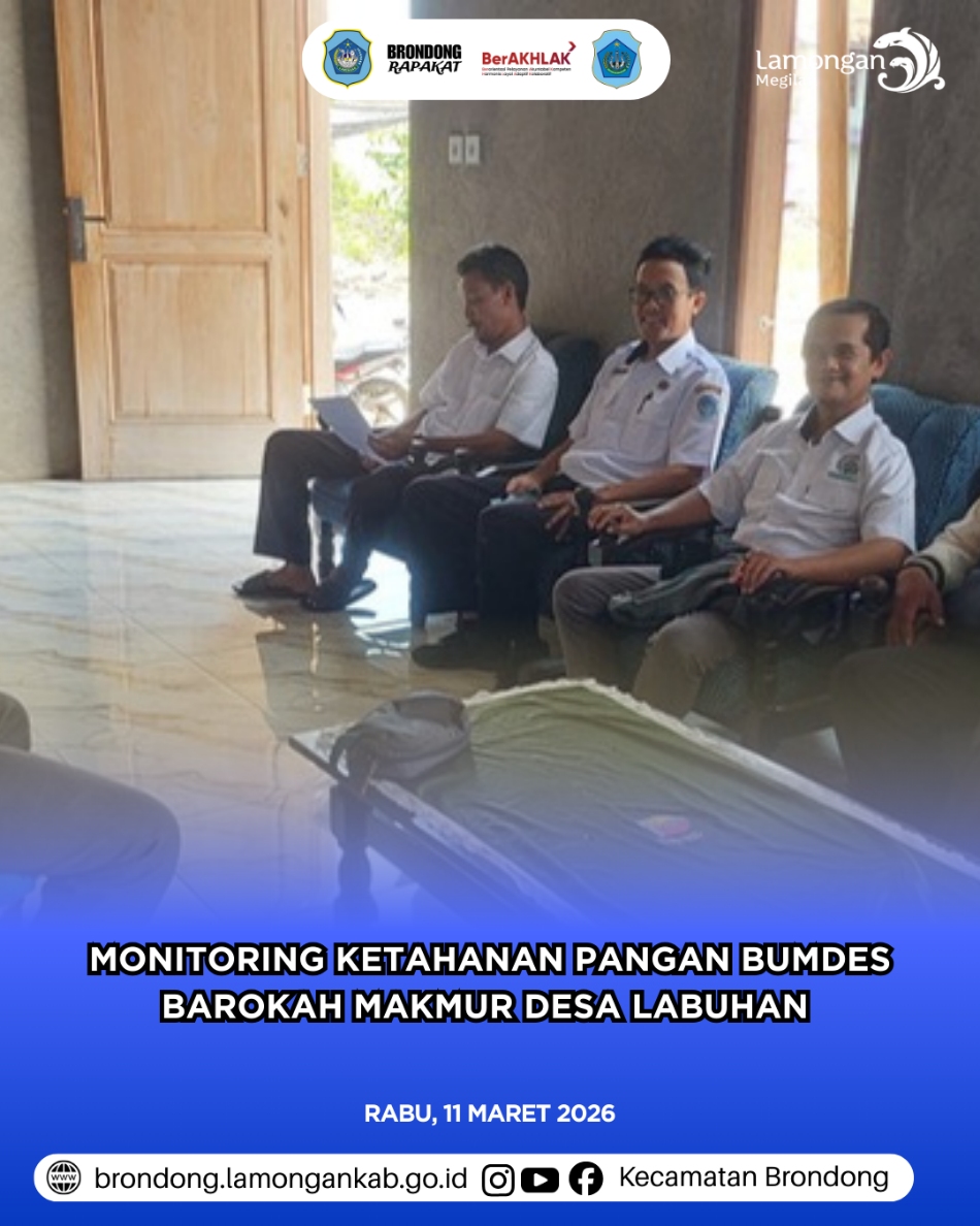 Foto: MONITORING KETAHANAN PANGAN BUMDES BAROKAH MAKMUR LABUHAN, DUKUNG KETAHANAN EKONOMI DESA