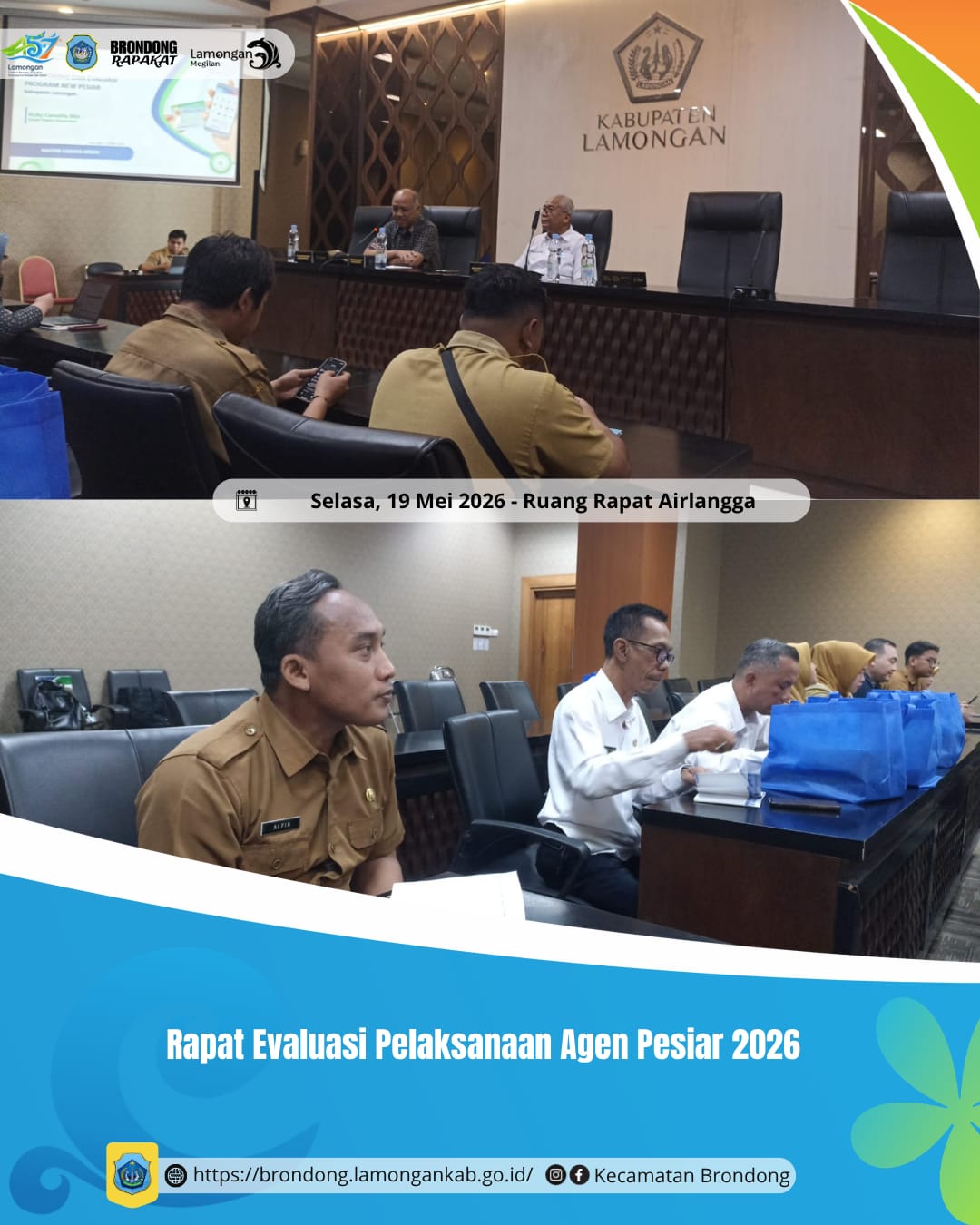 Foto: RAPAT EVALUASI PELAKSANAAN AGEN PESIAR TAHUN 2026 DI RUANG RAPAT AIRLANGGA