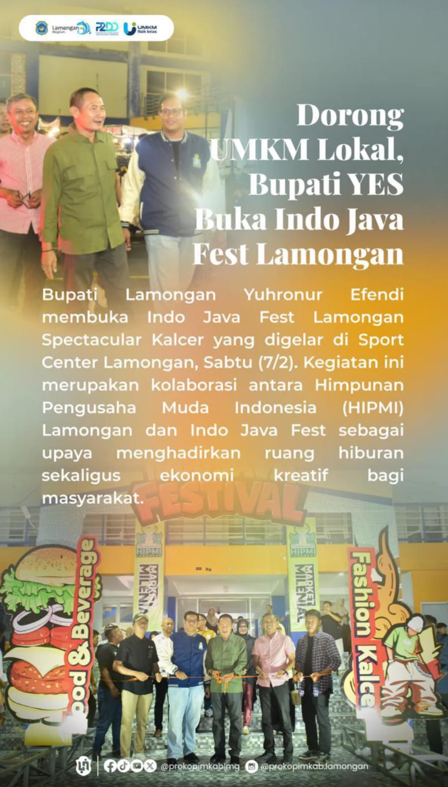 Foto: INDO JAVA FEST, DORONG UMKM LOKAL