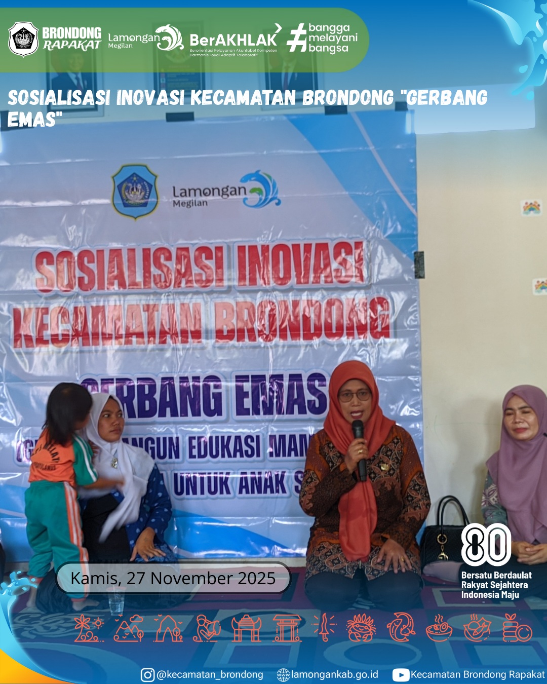 Foto: GERBANG EMAS: GERAKAN BANGUN EDUKASI MAMA MUDA DAN REMAJA UNTUK ANAK SEHAT