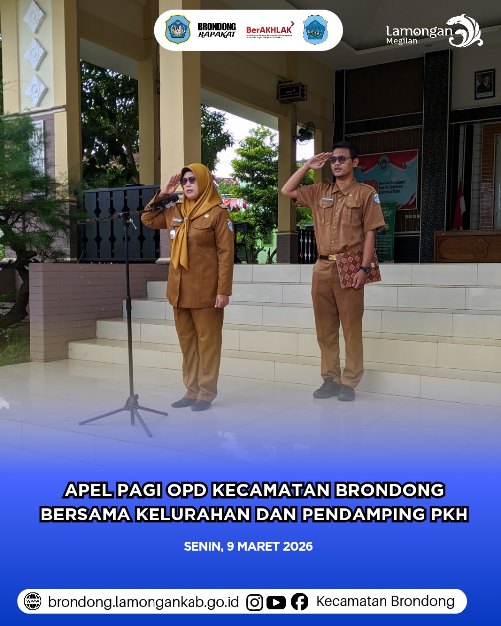 Foto: APEL PAGI KECAMATAN BRONDONG: CAMAT APRESIASI SINERGITAS STAF DALAM SUKSESKAN RAMADHAN MERIAH