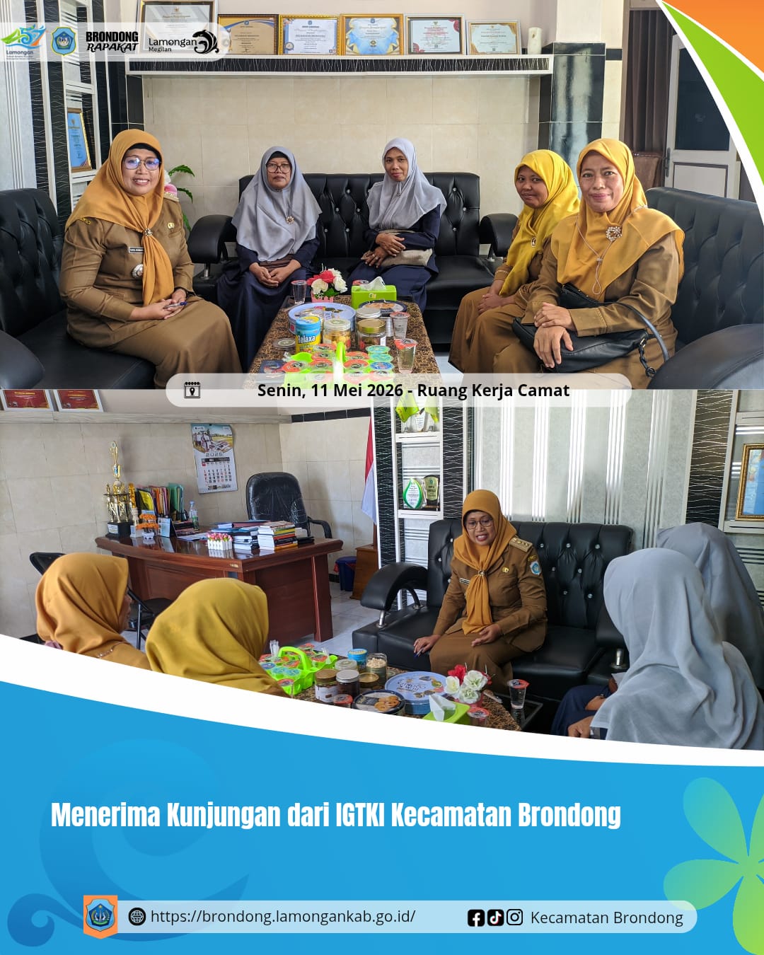 Foto: KUNJUNGAN AUDIENSI IKATAN GURU TAMAN KANAK-KANAK INDONESIA (IGTKI) KECAMATAN BRONDONG