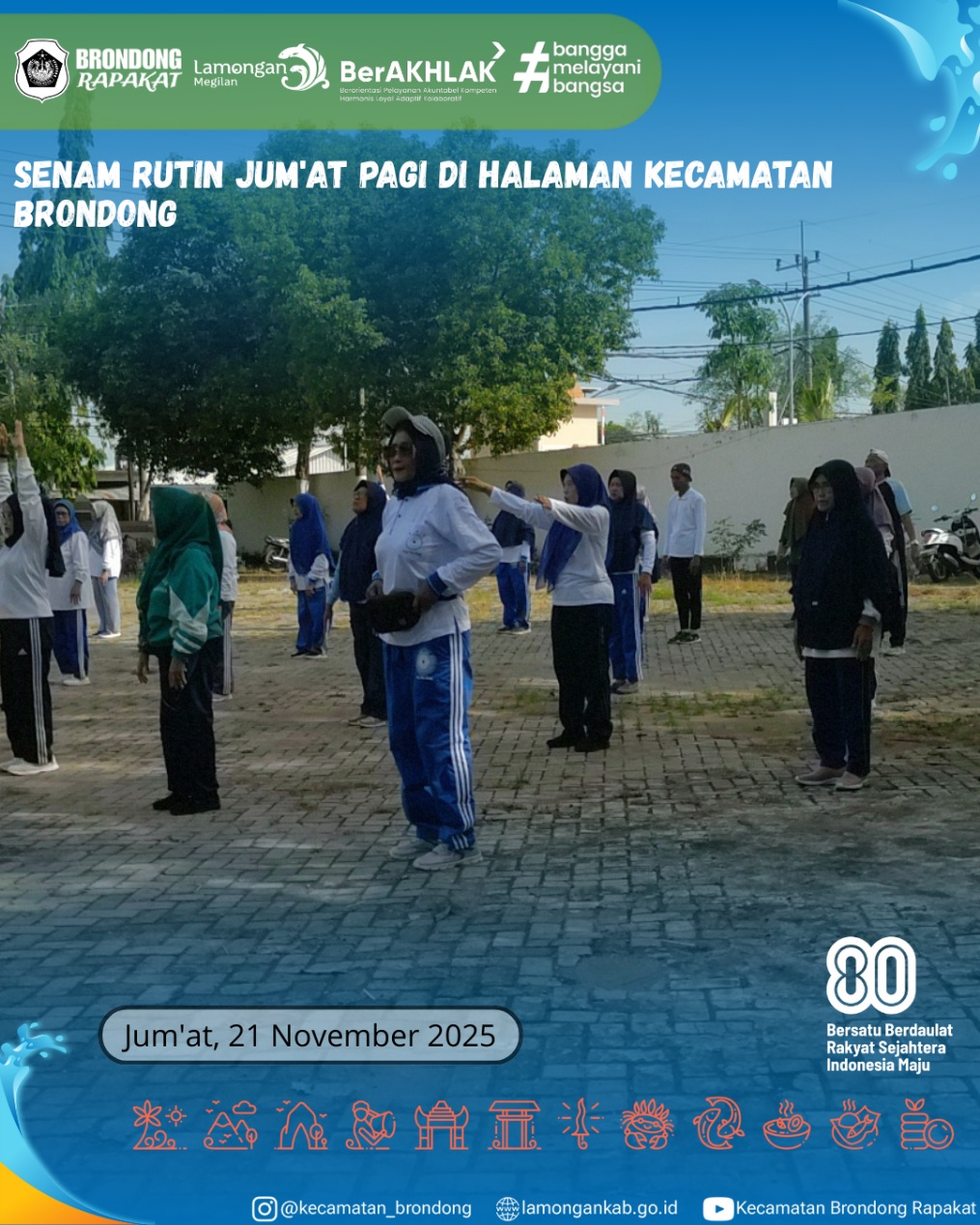 Foto: SEMANGAT PAGI, SEHAT BERSAMA DI KECAMATAN BRONDONG