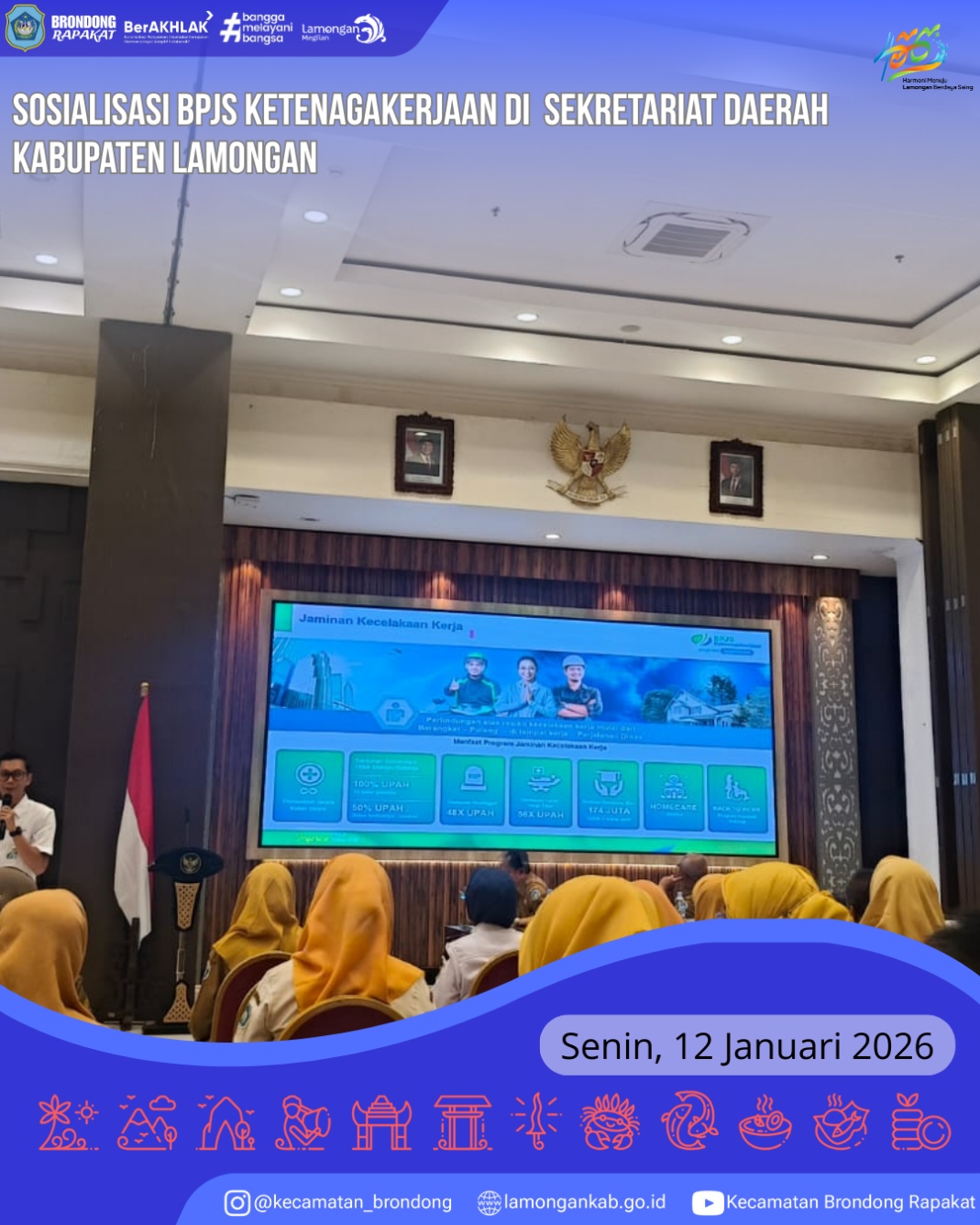 Foto: PENGUATAN PERLINDUNGAN PEKERJA KONSTRUKSI, PEMKAB LAMONGAN SIAPKAN PENGADAAN BARANG/JASA 2026