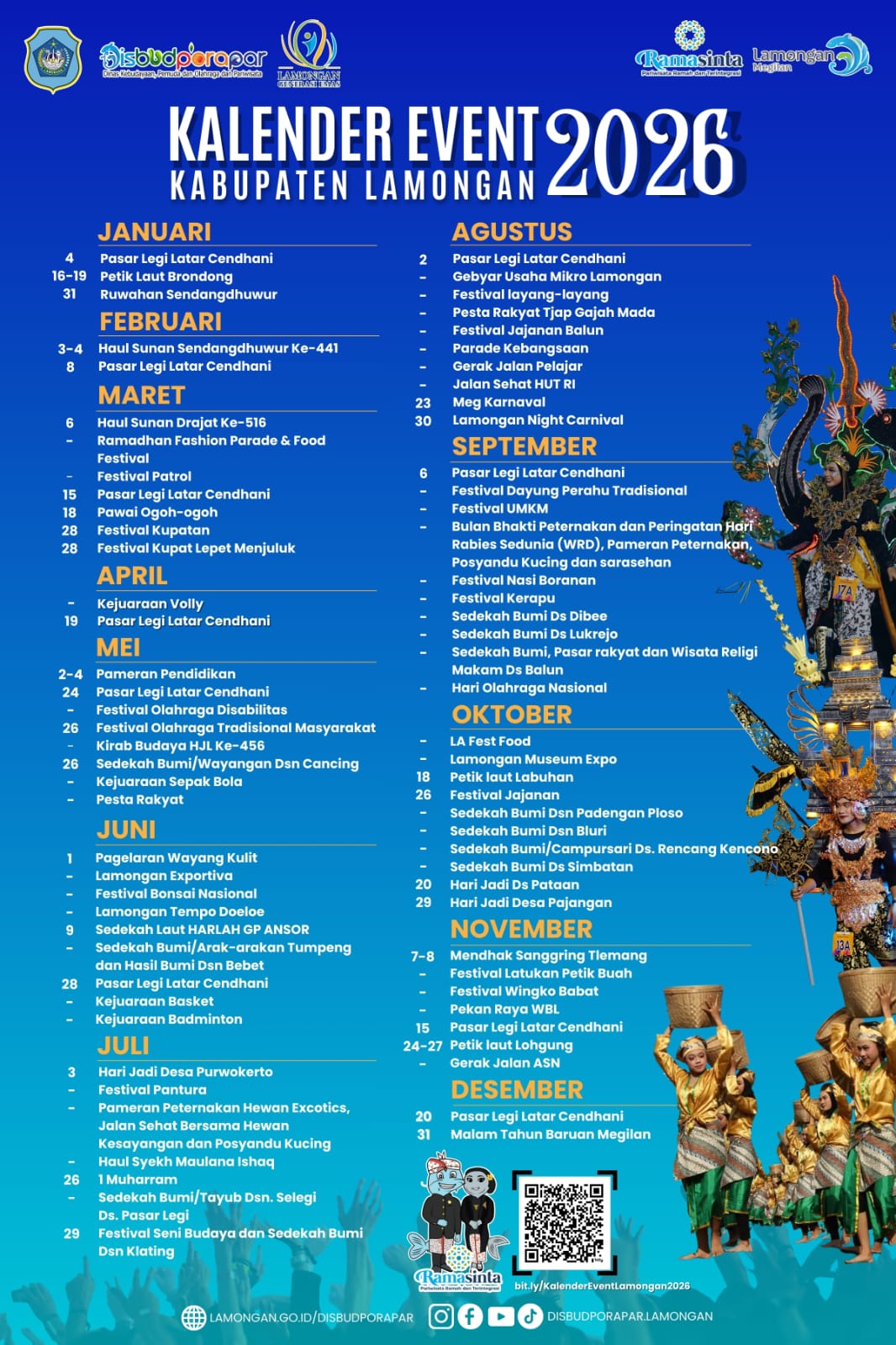 Foto: KALENDER EVENT 2026, KABUPATEN LAMONGAN