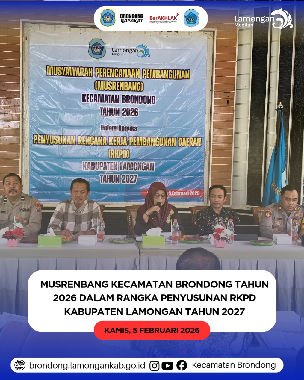Foto: MUSRENBANG KECAMATAN BRONDONG PERKUAT SINERGI PENYUSUNAN RKPD LAMONGAN TAHUN 2027