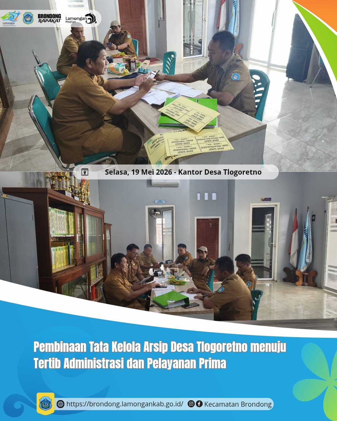 Foto: PEMBINAAN TATA KELOLA ARSIP DESA TLOGORETNO MENUJU TERTIB ADMINISTRASI DAN PELAYANAN PRIMA