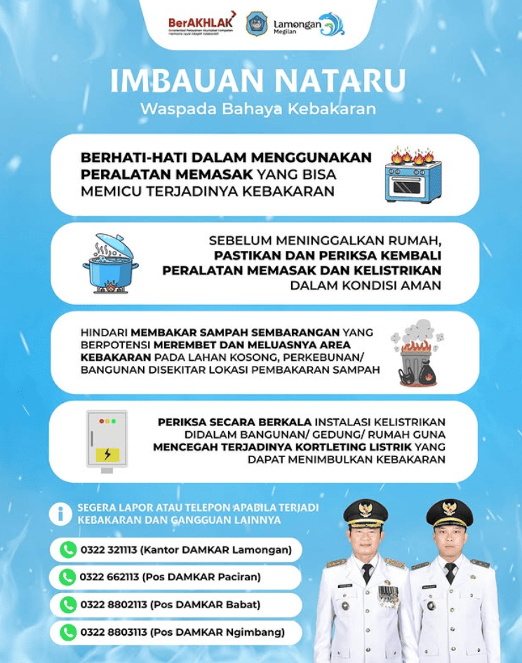 Foto: IMBAUAN NATARU LAMONGAN