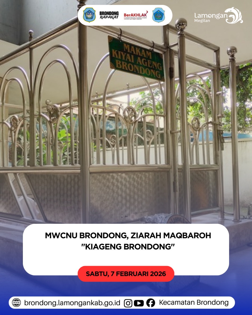 Foto: MWCNU BRONDONG GELAR ZIARAH MAQBAROH KI AGENG BRONDONG DI SURABAYA