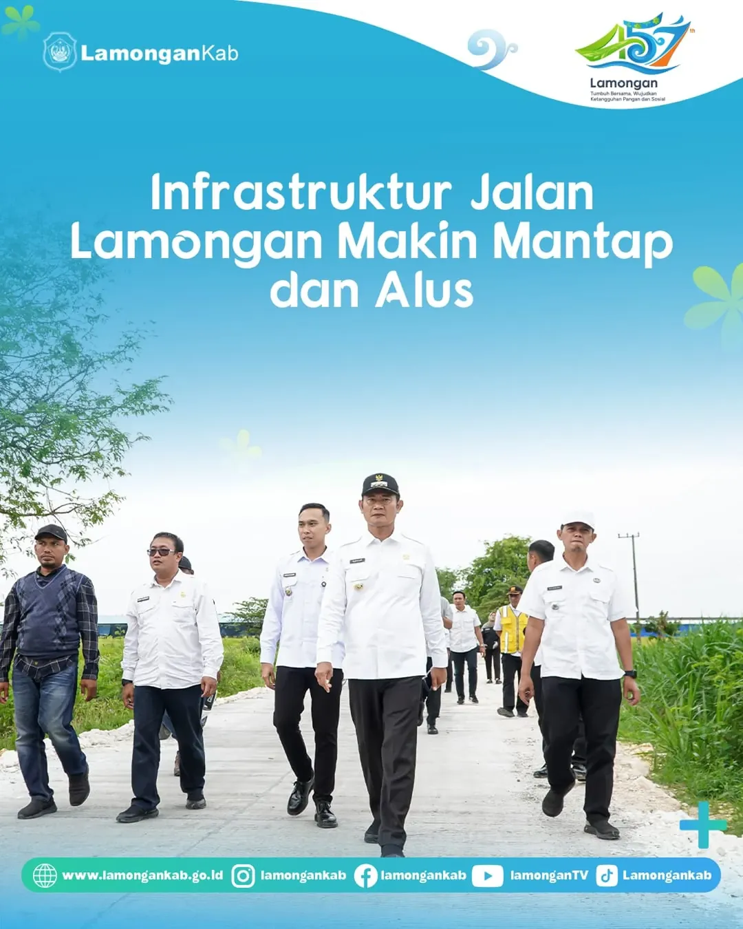 Foto: INFRASTRUKTUR JALAN LAMONGAN, MAKIN MULUS BERKAT JAMULA 2026