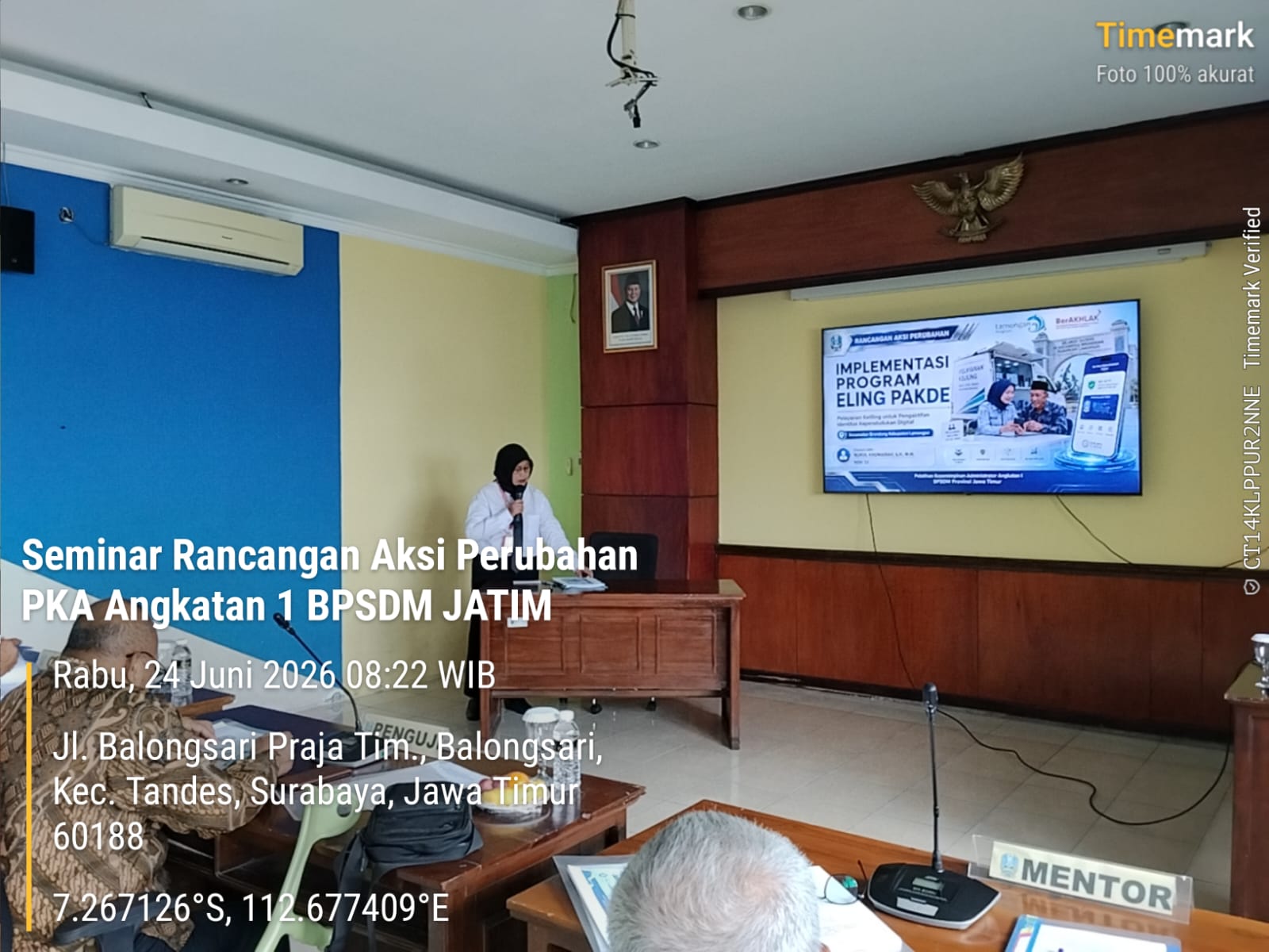Foto: DIKLAT KEPEMIMPINAN CAMAT BRONDONG PRESENTASIKAN SEMINAR RANCANGAN AKSI PERUBAHAN PKA