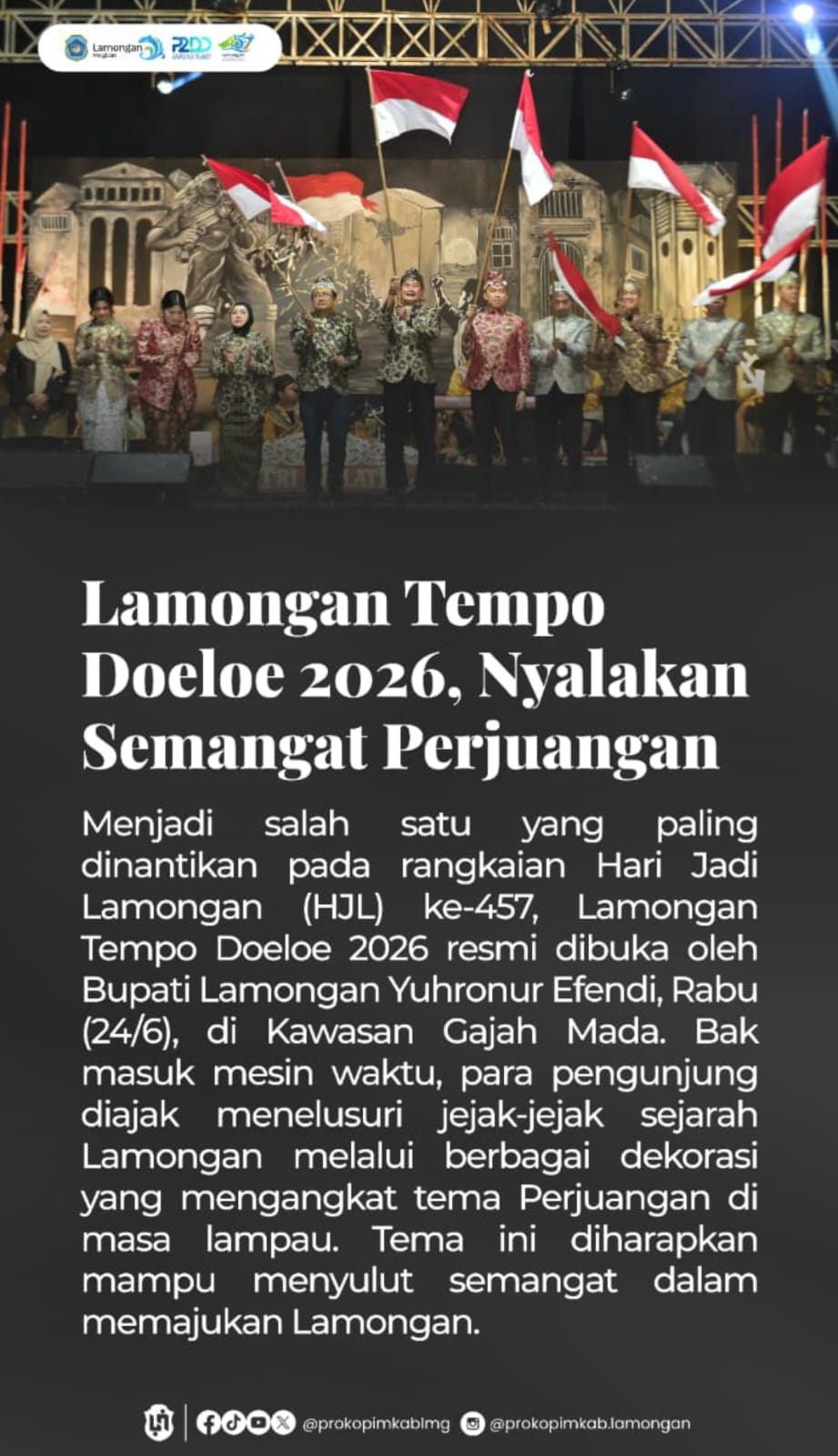 Foto: LAMONGAN TEMPO DOELOE 2026