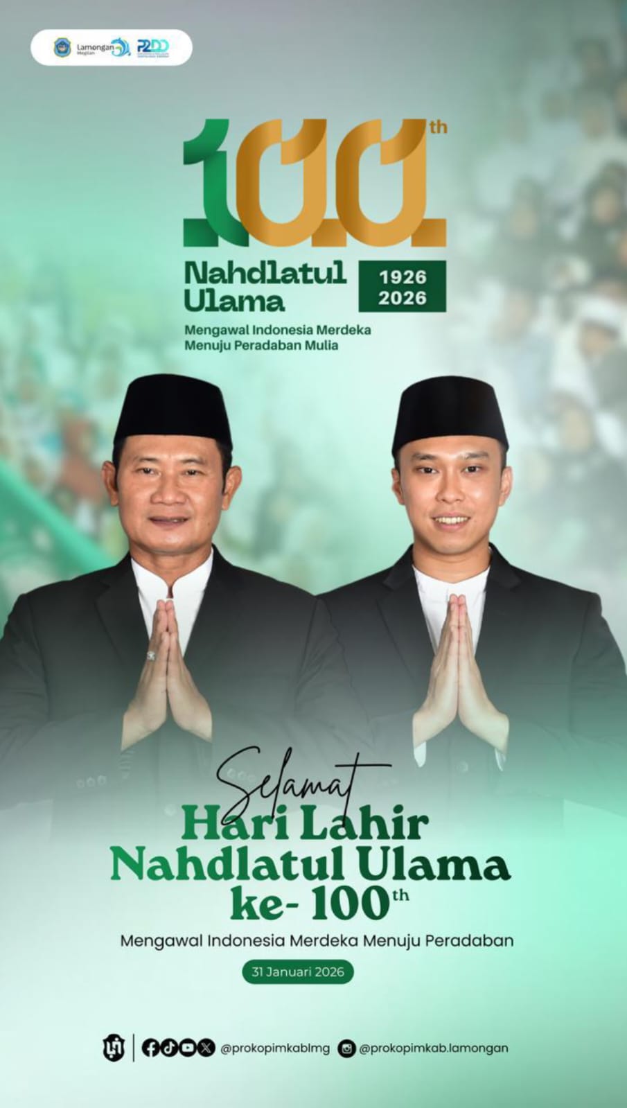 1 ABAD NU, DARI BUPATI DAN WAKIL BUPATI
