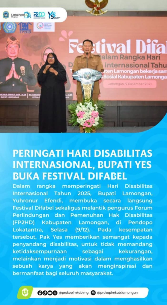 Foto: MEMPRINGATI HARI DISABILITAS INTERNASIONAL