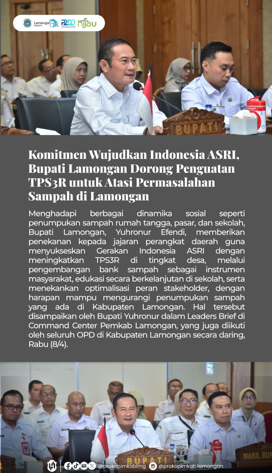 Foto: PENGUATAN TPS3R UNTUK ATASI SAMPAH DI LAMONGAN