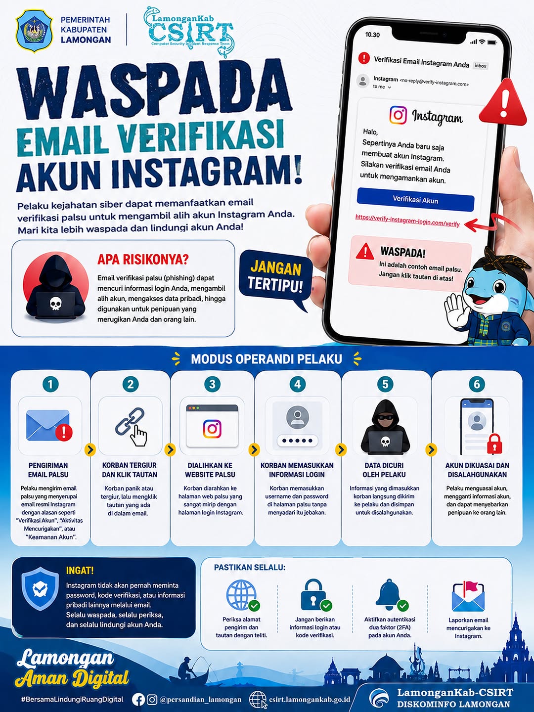 Foto: WASPADA!!! EMAIL VERIFIKASI AKUN ISTAGRAM PALSU