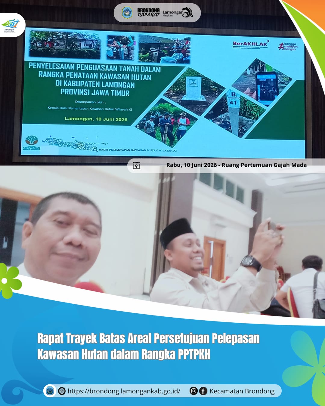Foto: PEMBAHASAN TRAYEK BATAS AREAL PERSETUJUAN PELEPASAN KAWASAN HUTAN DALAM RANGKA PPTPKH DI KABUPATEN LAMONGAN