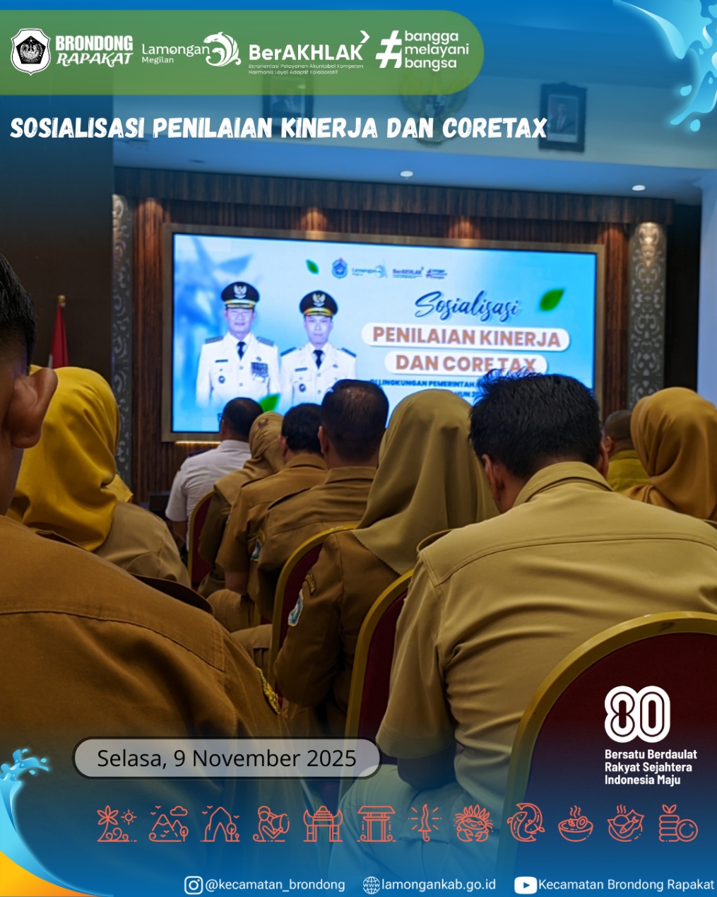 Foto: SOSIALISASI PENILAIAN KINERJA DAN CORETAX PERKUAT TATA KELOLA DAERAH