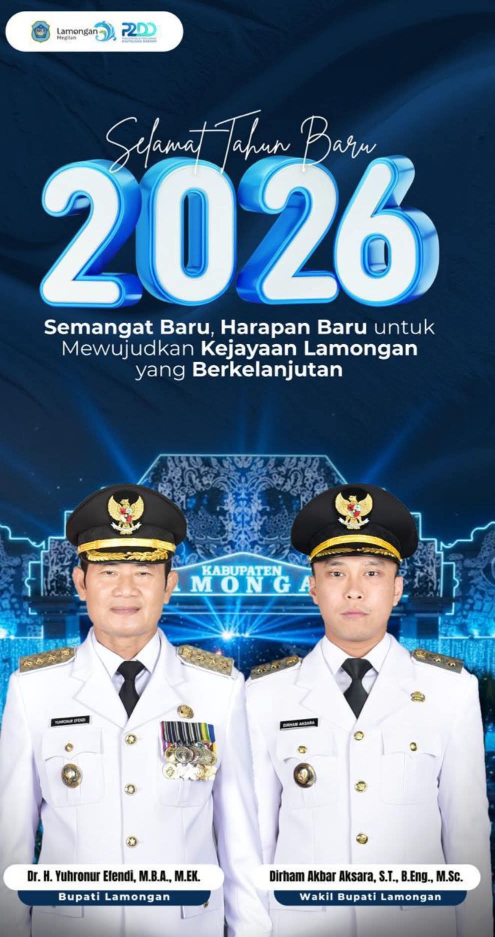 Foto: SELAMAT TAHUN BARU DARI BUPATI DAN WAKIL BUPATI