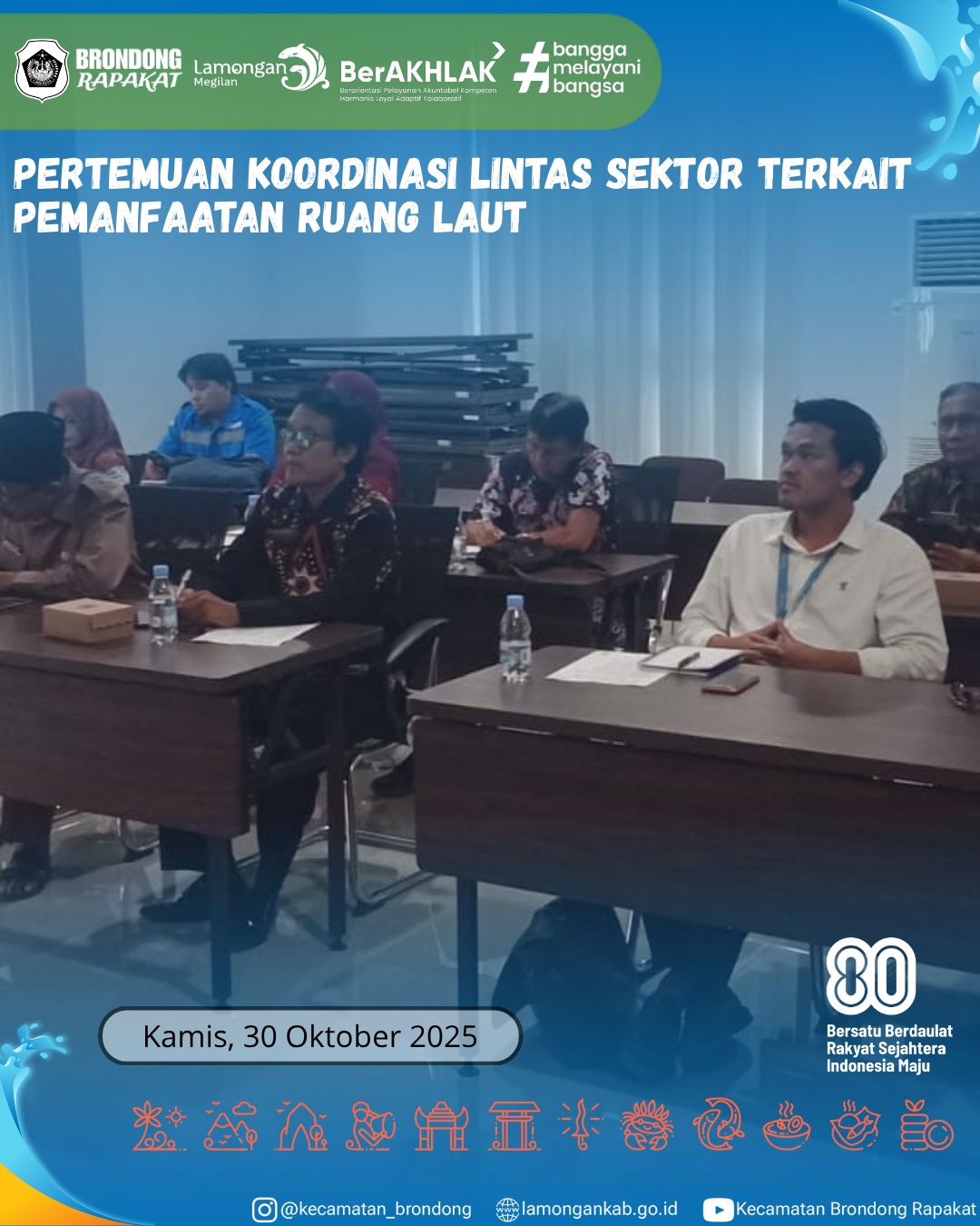 Foto: KOORDINASI LINTAS SEKTOR UNTUK OPTIMALISASI PEMANFAATAN RUANG LAUT