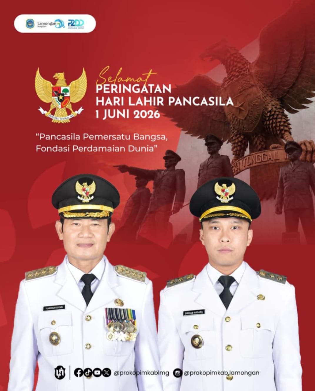 Foto: SELAMAT MEMPERINGATI HRI LAHIR PANCASILAH 1 JUNI 2026