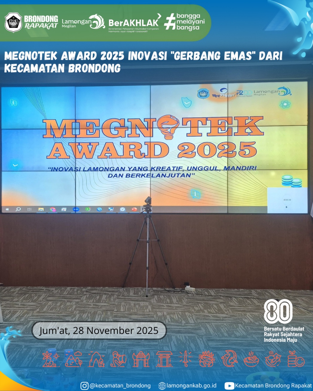 Foto: PEMAPARAN INOVASI GERBANG EMAS KECAMATAN BRONDONG DI GEDUNG PEMERINTAH KABUPATEN LAMONGAN