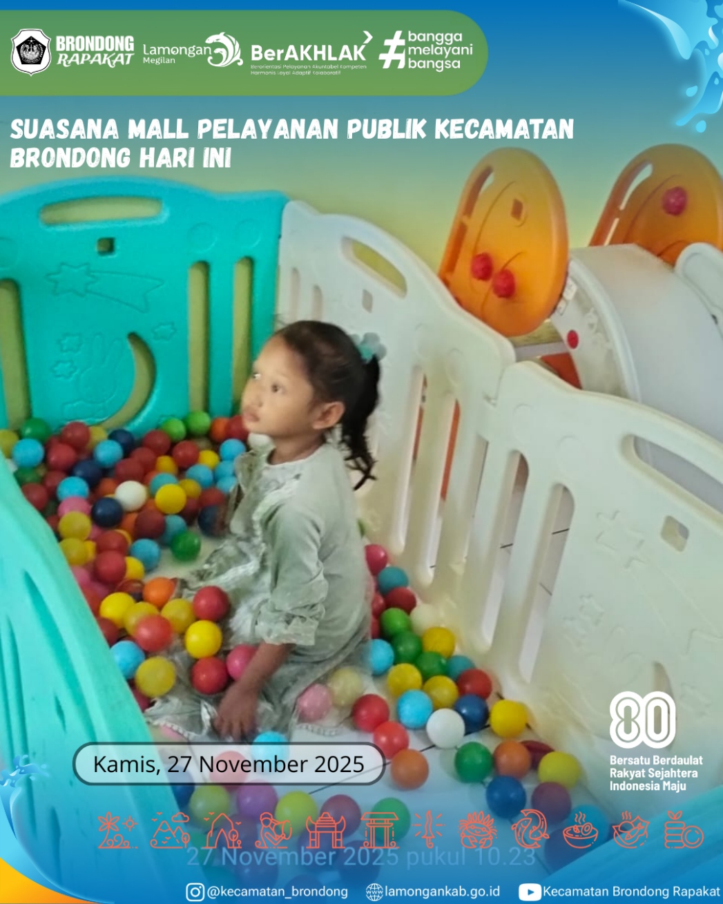 Foto: SUASANA MALL PELAYANAN PUBLIK KECAMATAN BRONDONG HARI INI