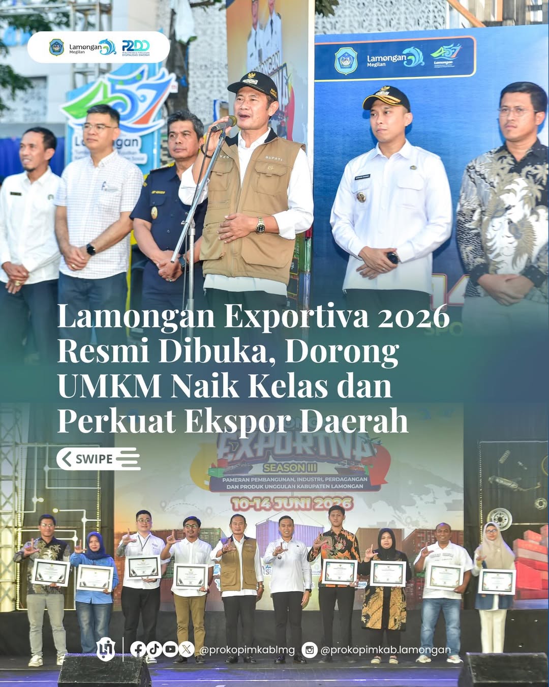 Foto: PEMBUKAAN LAMONGAN EXPORTIVA SEASON III 2026