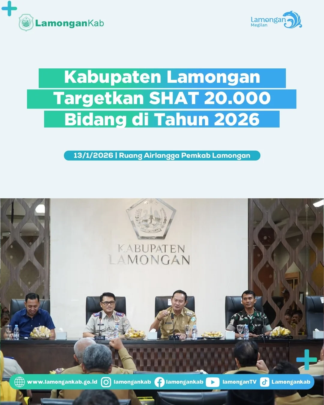 Foto: LAMONGAN TARGETKAN SHAT 20.000 BIDANG DI TAHUN 2026