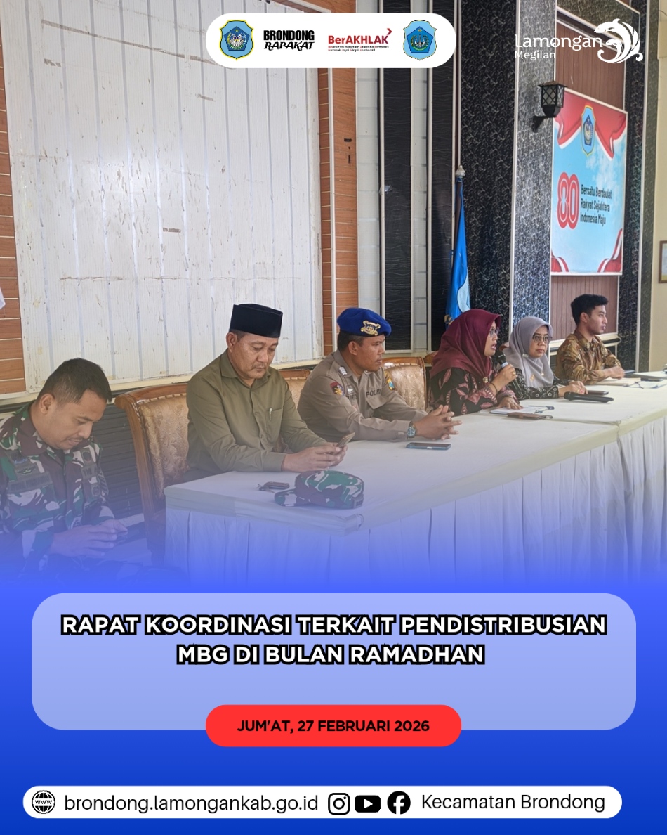 Foto: SINERGI FORKOPIMCAM BRONDONG SUKSESKAN DISTRIBUSI MAKANAN BERGIZI GRATIS DI BULAN RAMADHAN