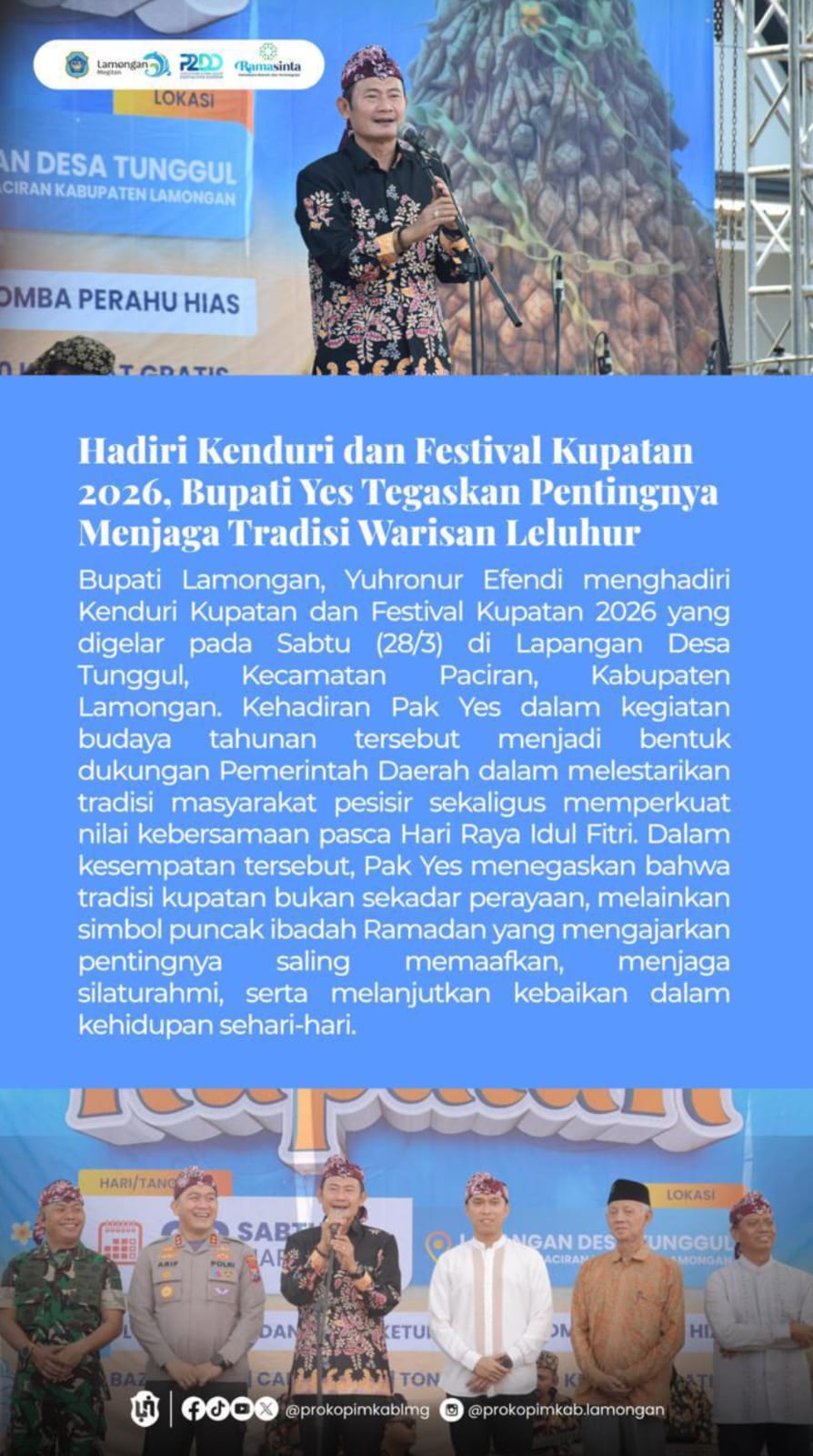 Foto: KENDURI DAN FESTIVAL KUPATAN 2026