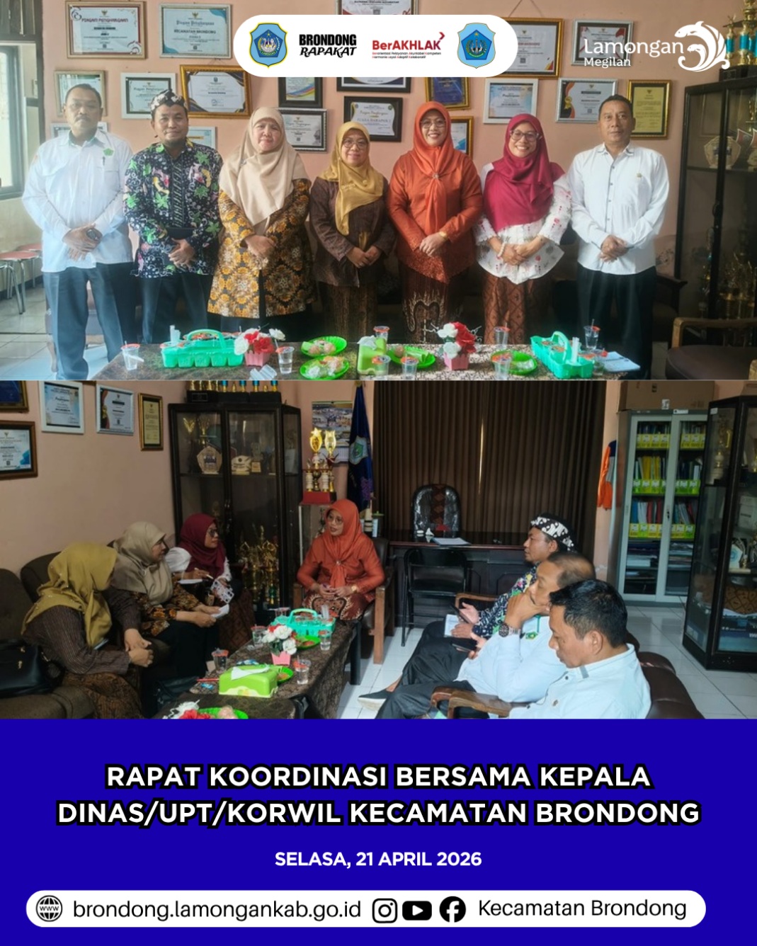 Foto: SINERGI LINTAS SEKTOR PERKUAT STANDAR PELAYANAN PUBLIK DI WILAYAH KECAMATAN BRONDONG