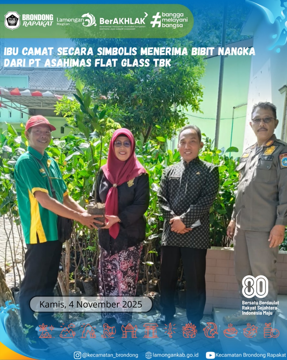 Foto: PENYERAHAN BIBIT NANGKA CSR PT ASAHIMAS SEBAGAI KOMITMEN PELESTARIAN ALAM