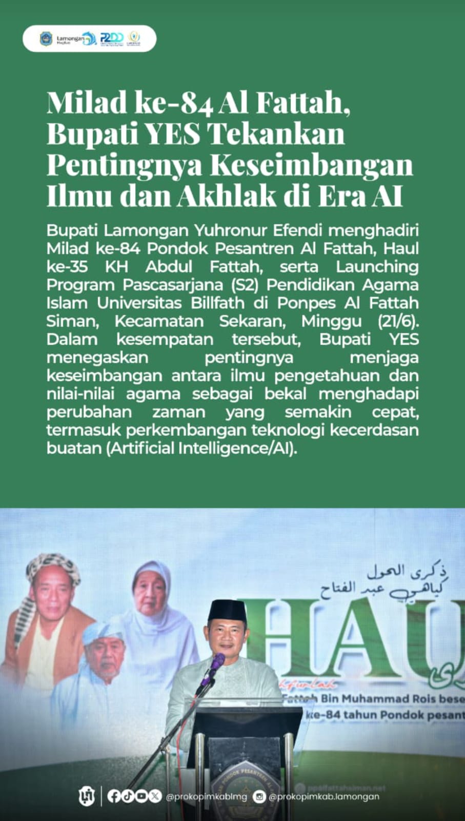 Foto: MILAD KE - 84 PONDOK PESANTREN AL FATTAH
