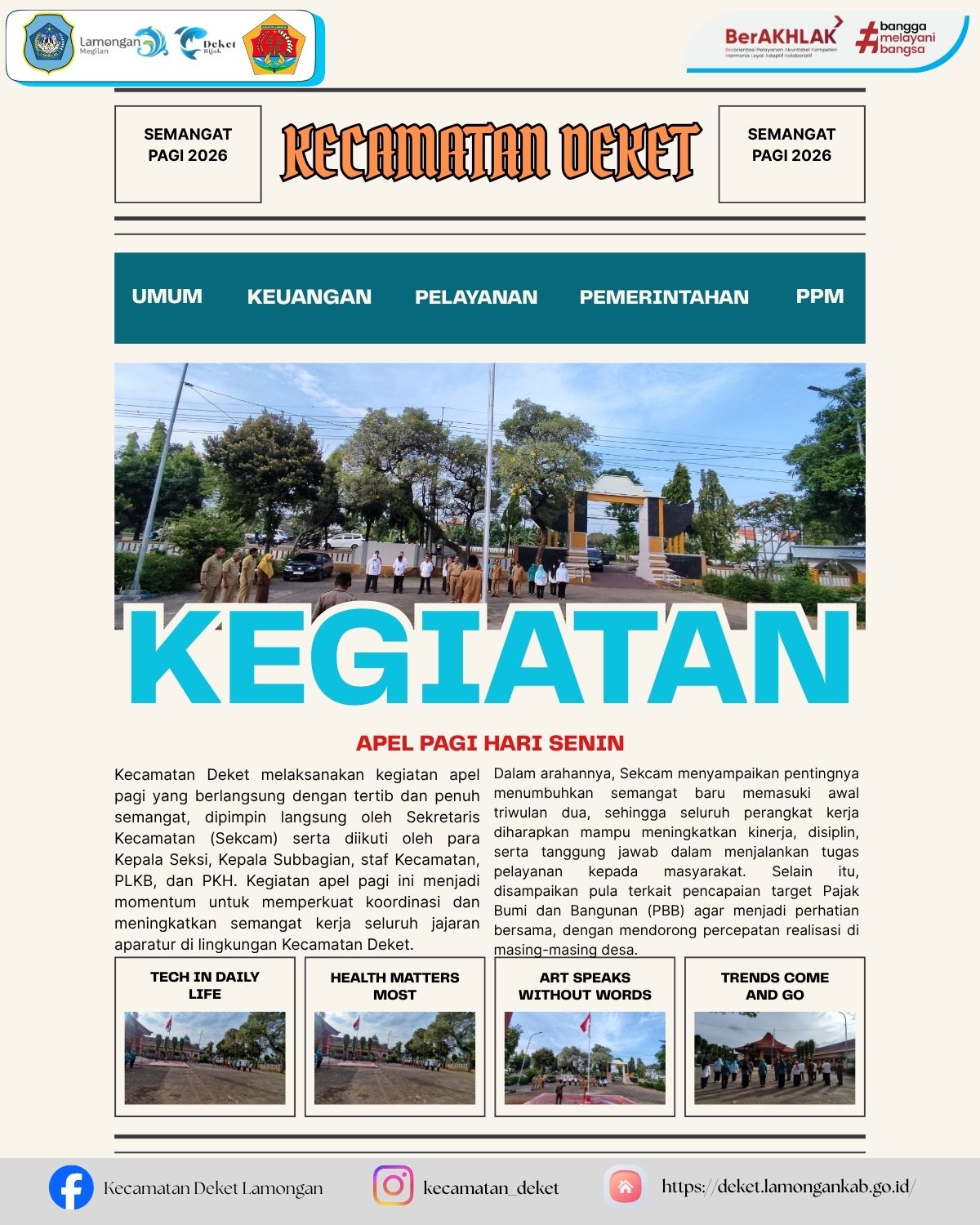 APEL PAGI HARI SENIN