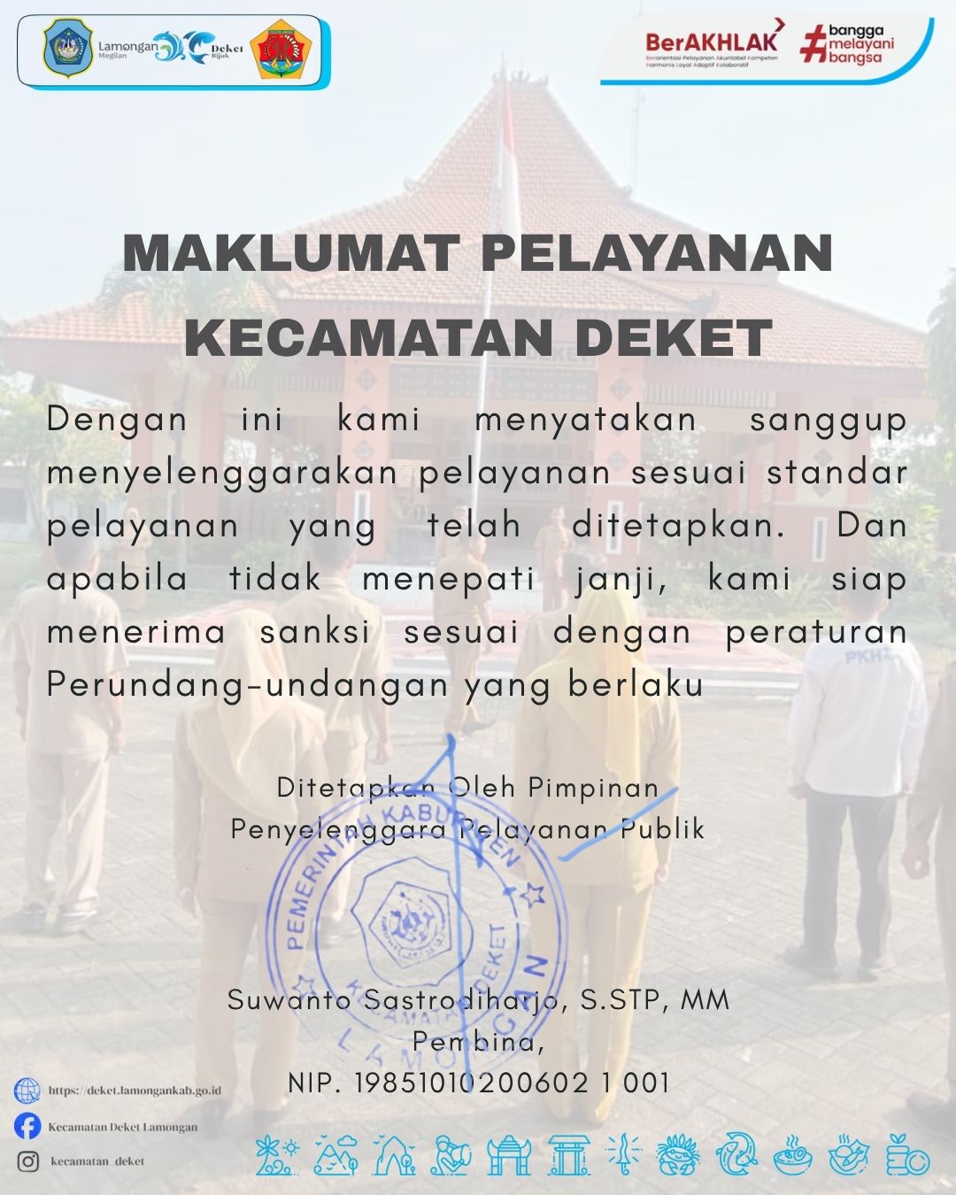 Foto: 🏛️ Maklumat Pelayanan Kecamatan Deket