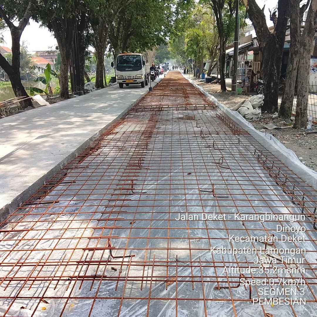 Foto: PERBAIKAN JALAN DEKET - KARANGBINANGUN