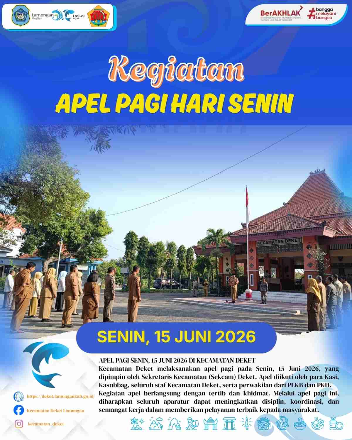 Foto: APEL PAGI HARI SENIN