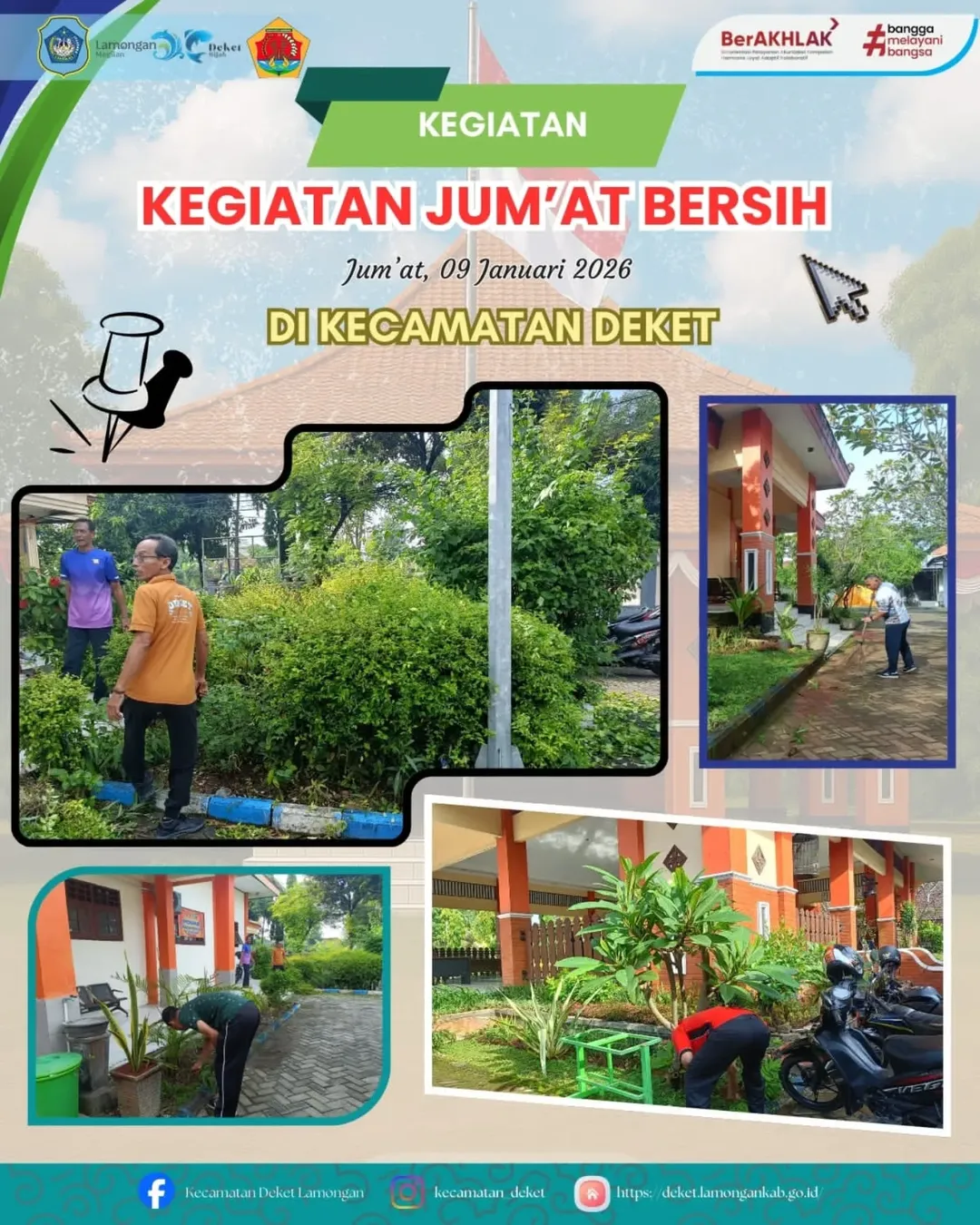 Foto: KEGIATAN JUM'AT BERSIH "KERJA BAKTI"