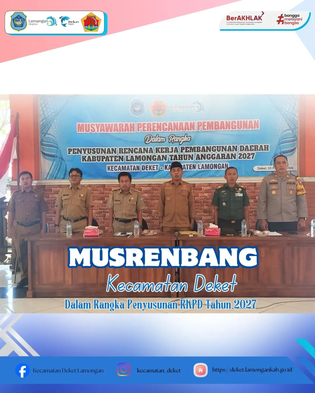 MUSRENBANG KECAMATAN DEKET