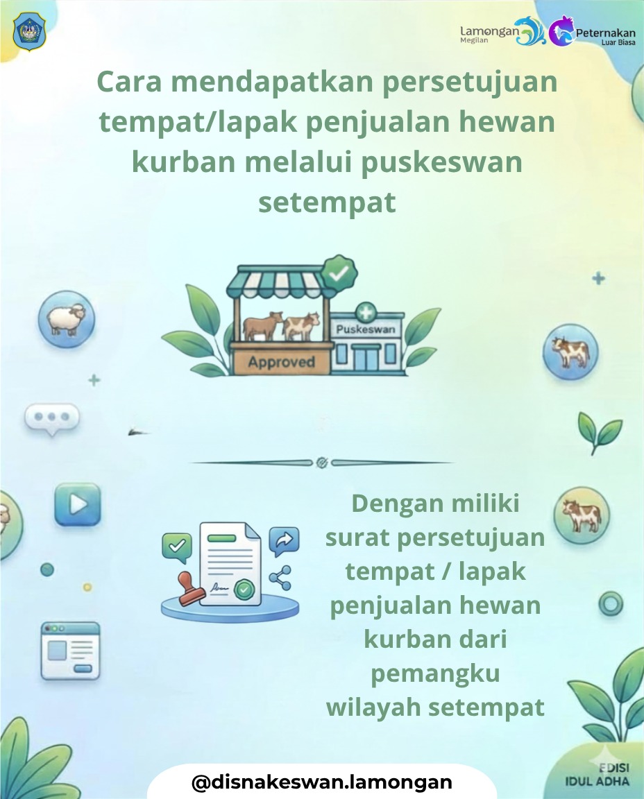 Foto: Pastikan lapak penjualan hewan kurban kamu sudah resmi dan sesuai aturan 🐄🐐