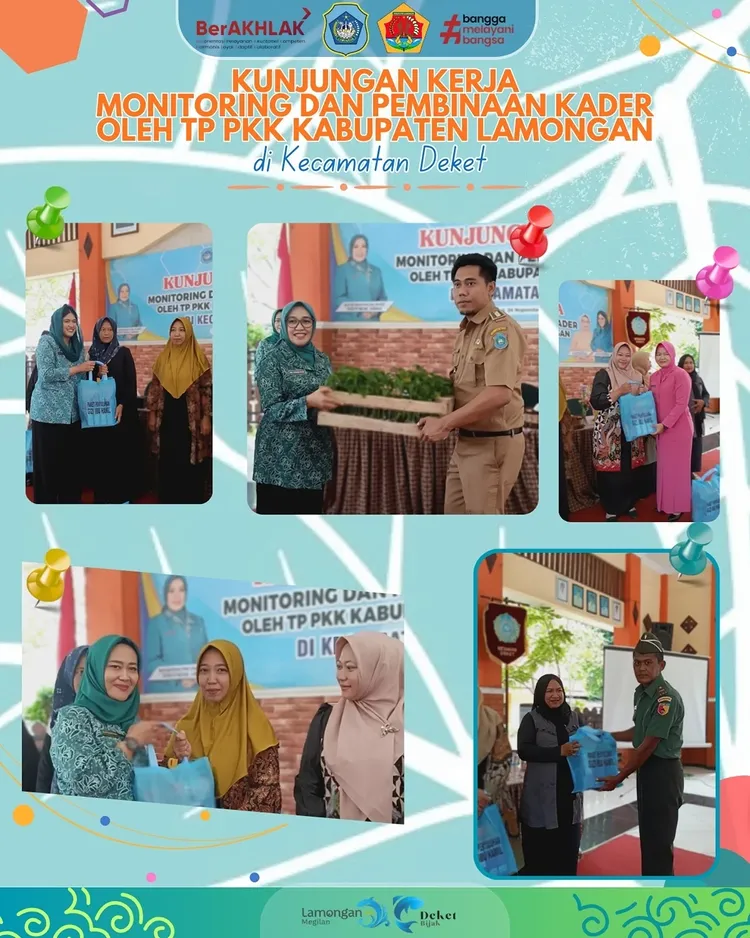 Foto: KUNJUNGAN KERJA TP PKK KABUPATEN LAMONGAN DALAM RANGKA MONITORING DAN PEMBINAAN KADER