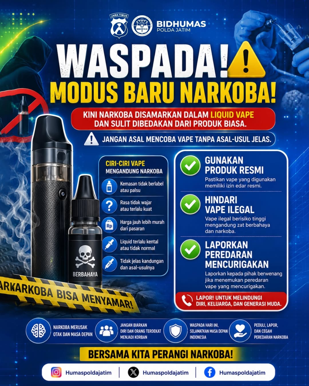 Foto: WASPADA MODUS BARU NARKOBA!
