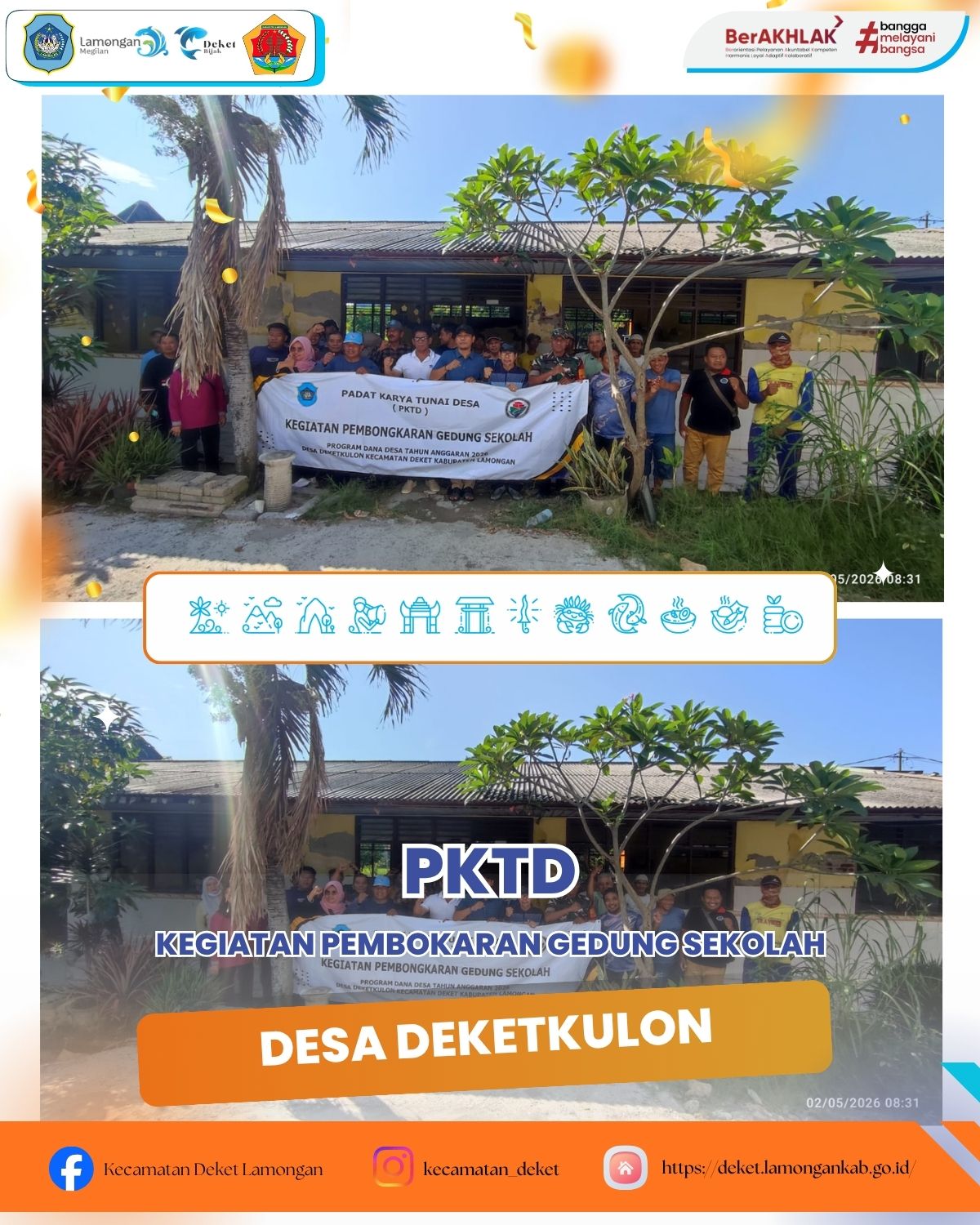 Foto: PADAT KARYA TUNAI DESA (PKTD) DESA DEKETKULON