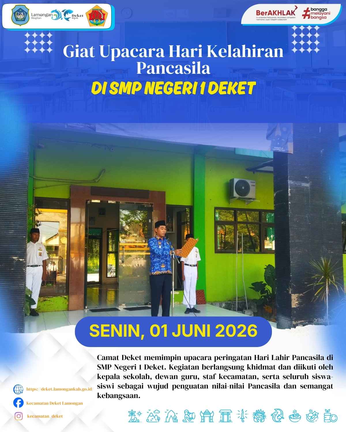 Foto: GIAT UPACARA HARI LAHIR PANCASILA 2026