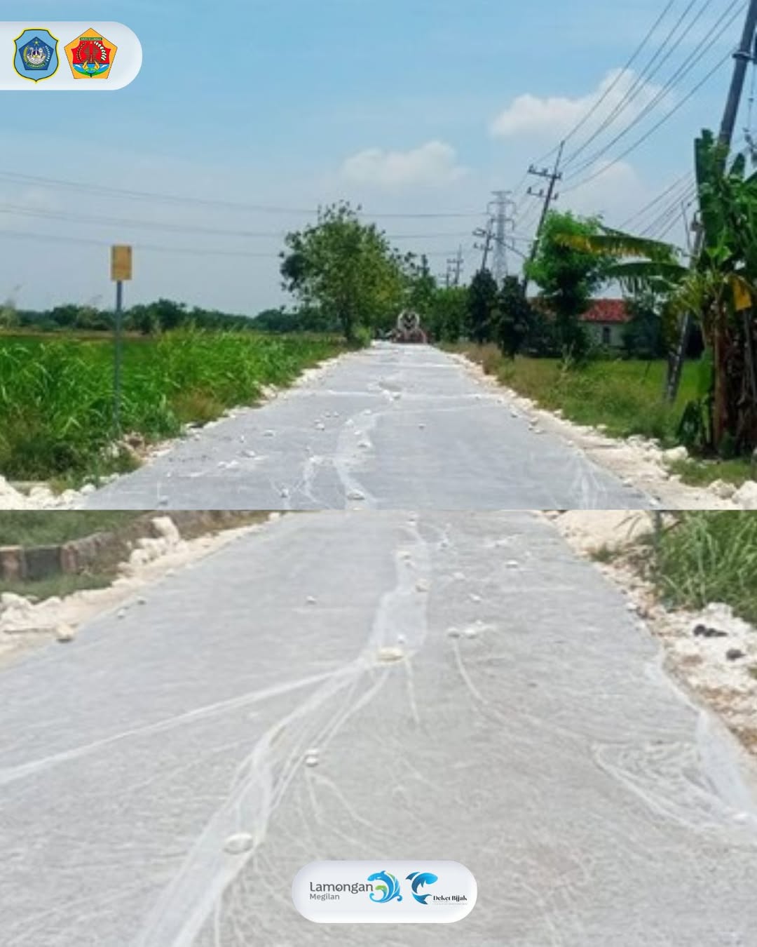 Foto: 🚧 PENGUMUMAN 🚧 Perbaikan jalan di Jl. Syekh Hisyamudin, Deketwetan.