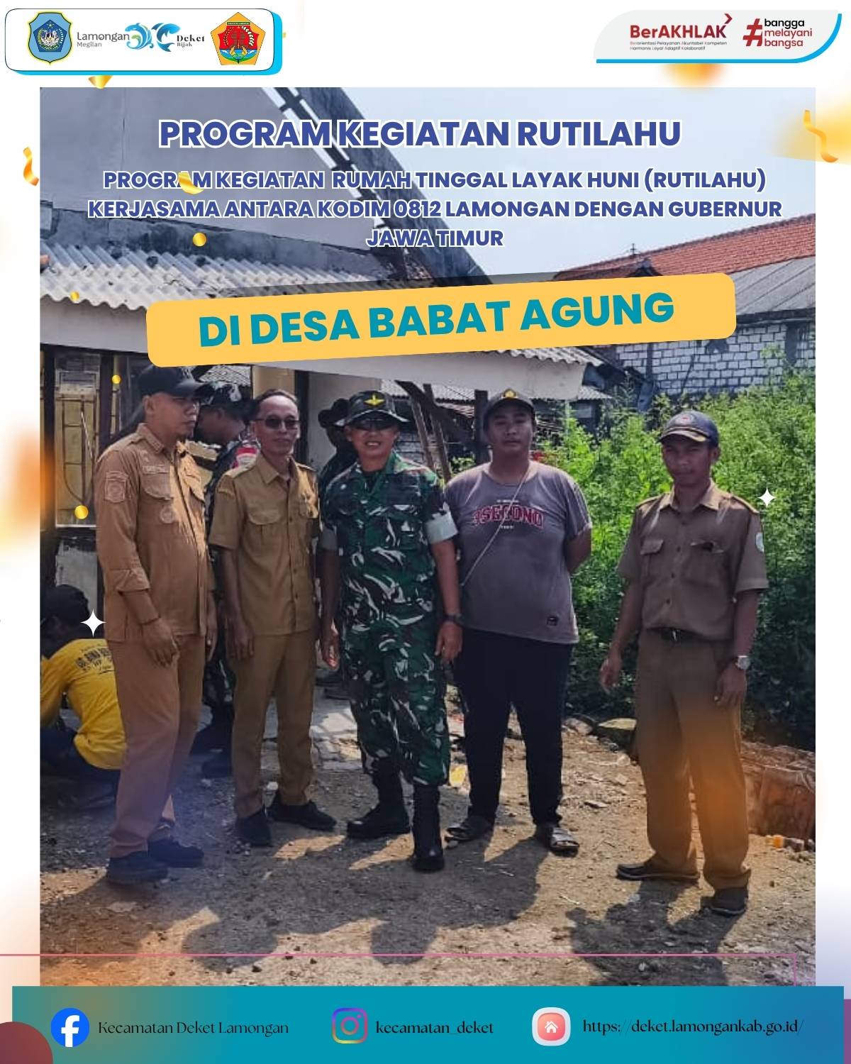 Foto: PROGRAM KEGIATAN RUMAH TINGGAL LAYAK HUNI (RUTILAHU)